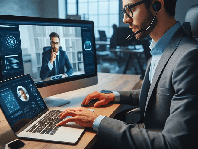Remote support team managing user incidents